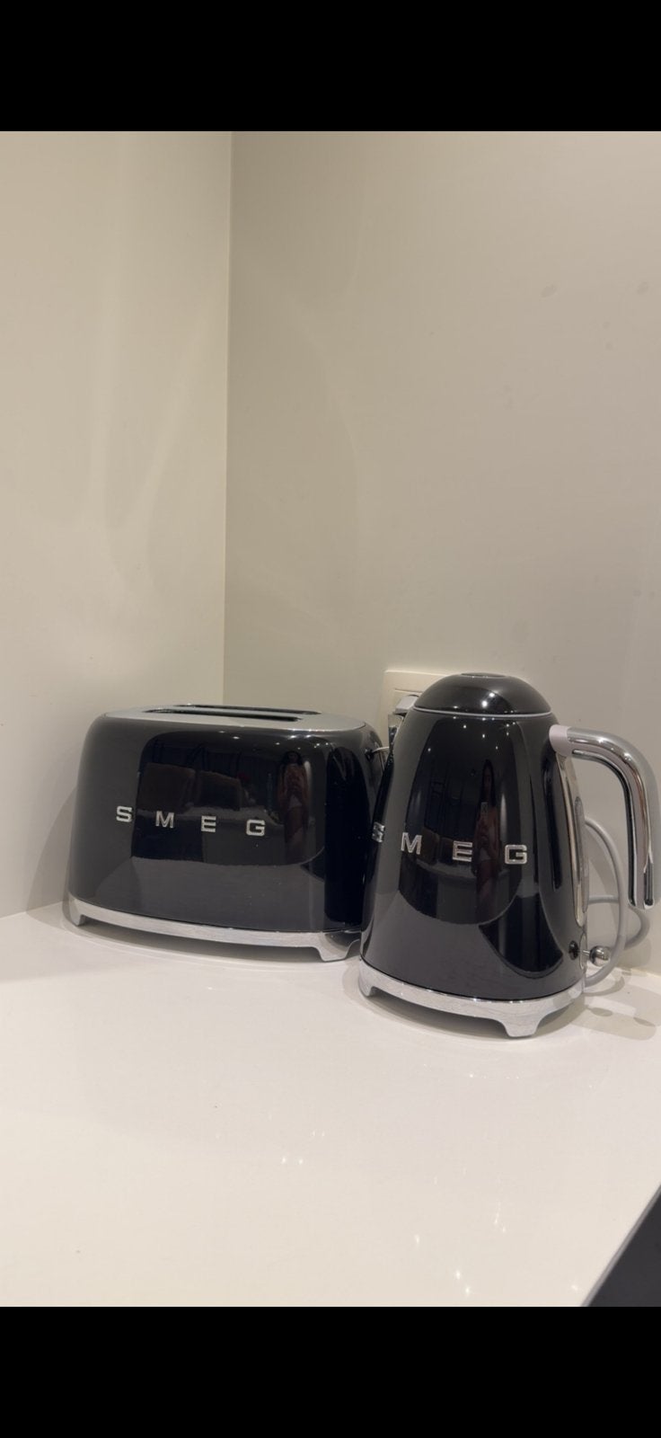 SMEG waterkoker + broodrooster, Ophalen, Zo goed als nieuw