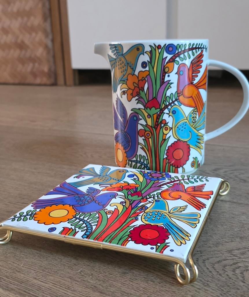Set Melkkan en Onderzetter Villeroy & Boch, Huis en Inrichting, Ophalen