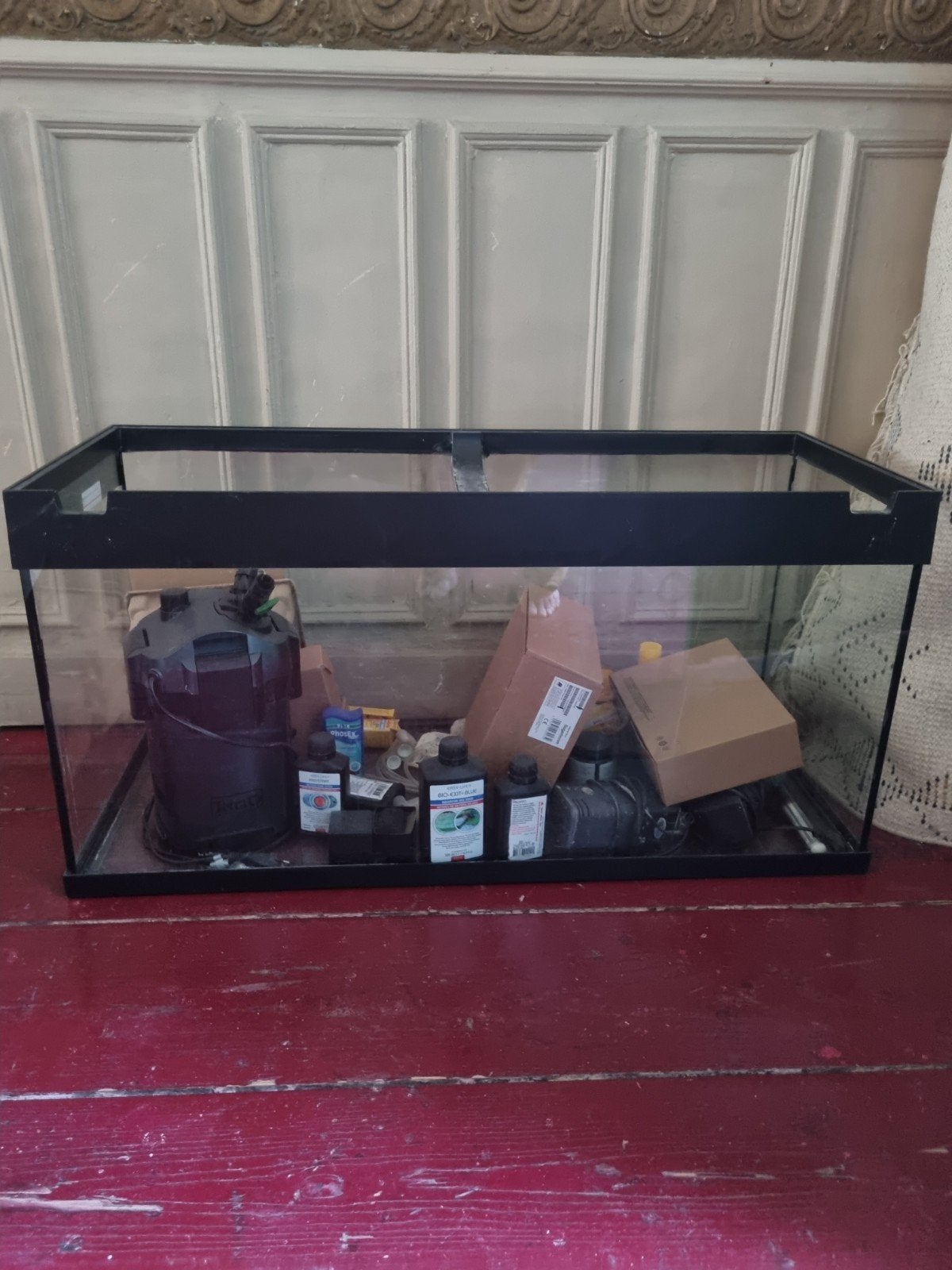 Acuarium + filters, Ophalen, Filter