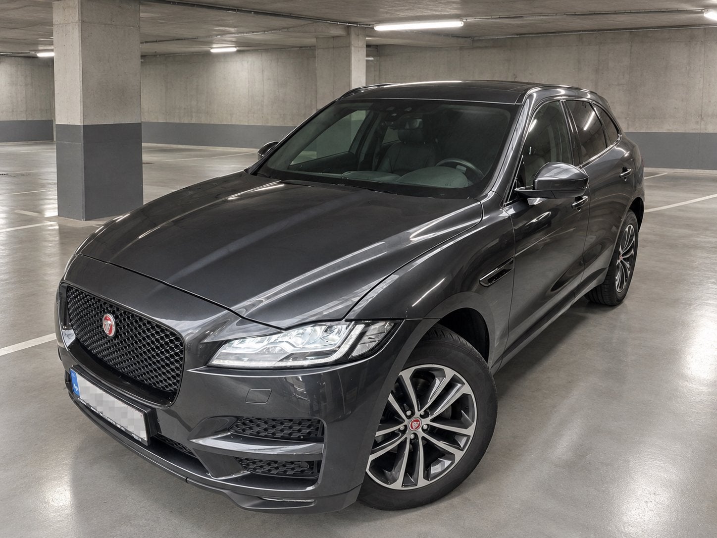 Mooie Jaguar F-Pace full option, Autos, Cuir, Achat, Euro 6, Noir