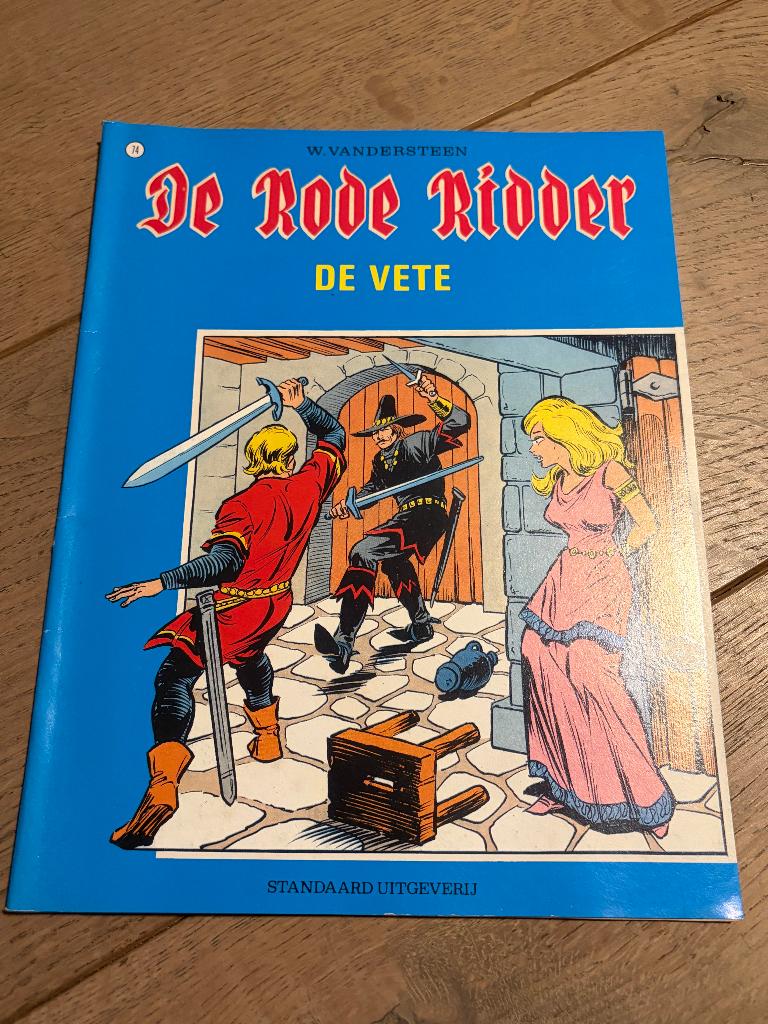De Rode Ridder - 74 - De vete, Eén stripboek, Ophalen of Verzenden, Gelezen, Willy Vandersteen