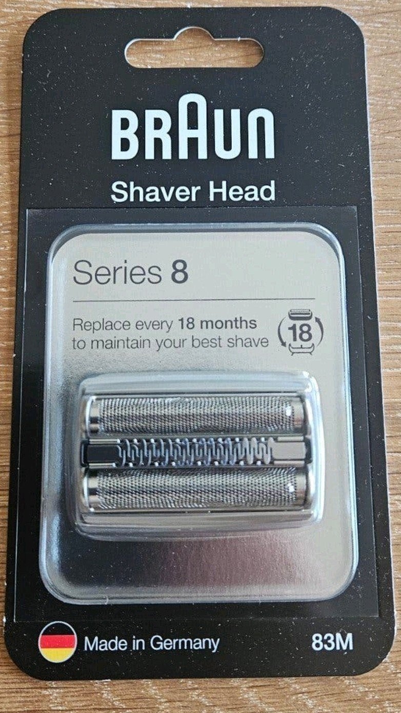 3 têtes de rasoir Braun Series 8 83M d'origine avec tête de, Enlèvement ou Envoi, Neuf