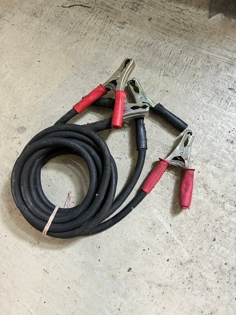 startkabels, Autos : Pièces & Accessoires, Batteries & Accessoires, Enlèvement, Utilisé