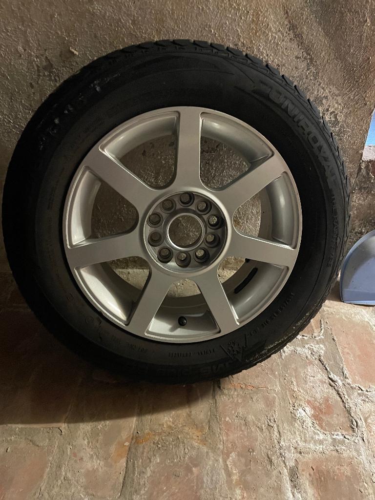 Autobanden winter met velg, Autos : Pièces & Accessoires, Pneus & Jantes, Neuf, Pneus et Jantes, Pneus hiver, Enlèvement