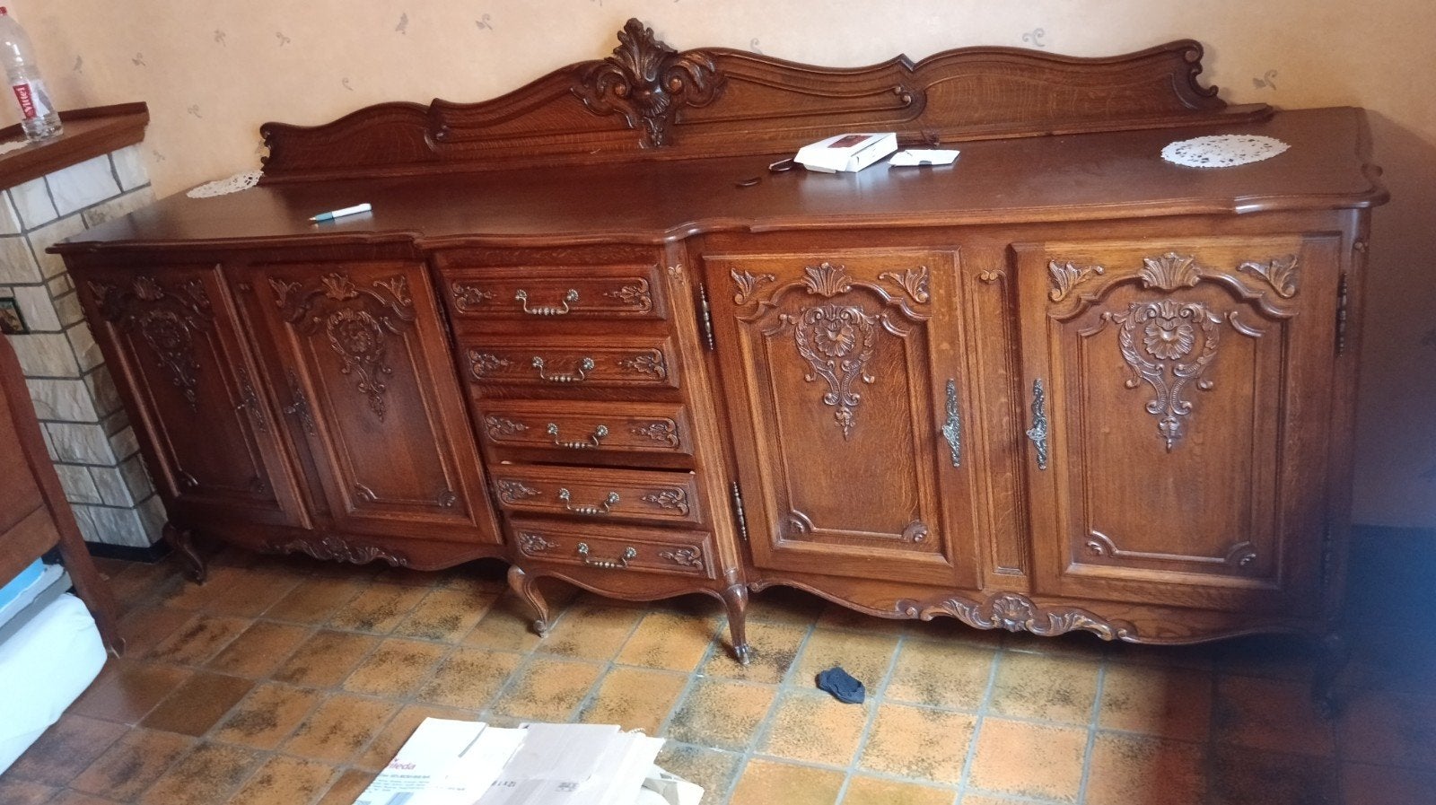 buffet ancien à vendre, Enlèvement