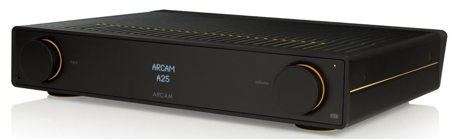 Arcam Radia A25 stereo ampli met DAC, Nieuw, 60 tot 120 watt, Stereo, Ophalen