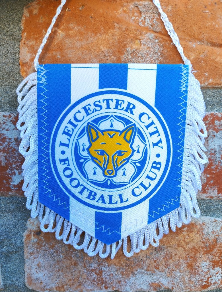 fanion football Leicester city zeldzaam vaantje wimpel, Ophalen of Verzenden
