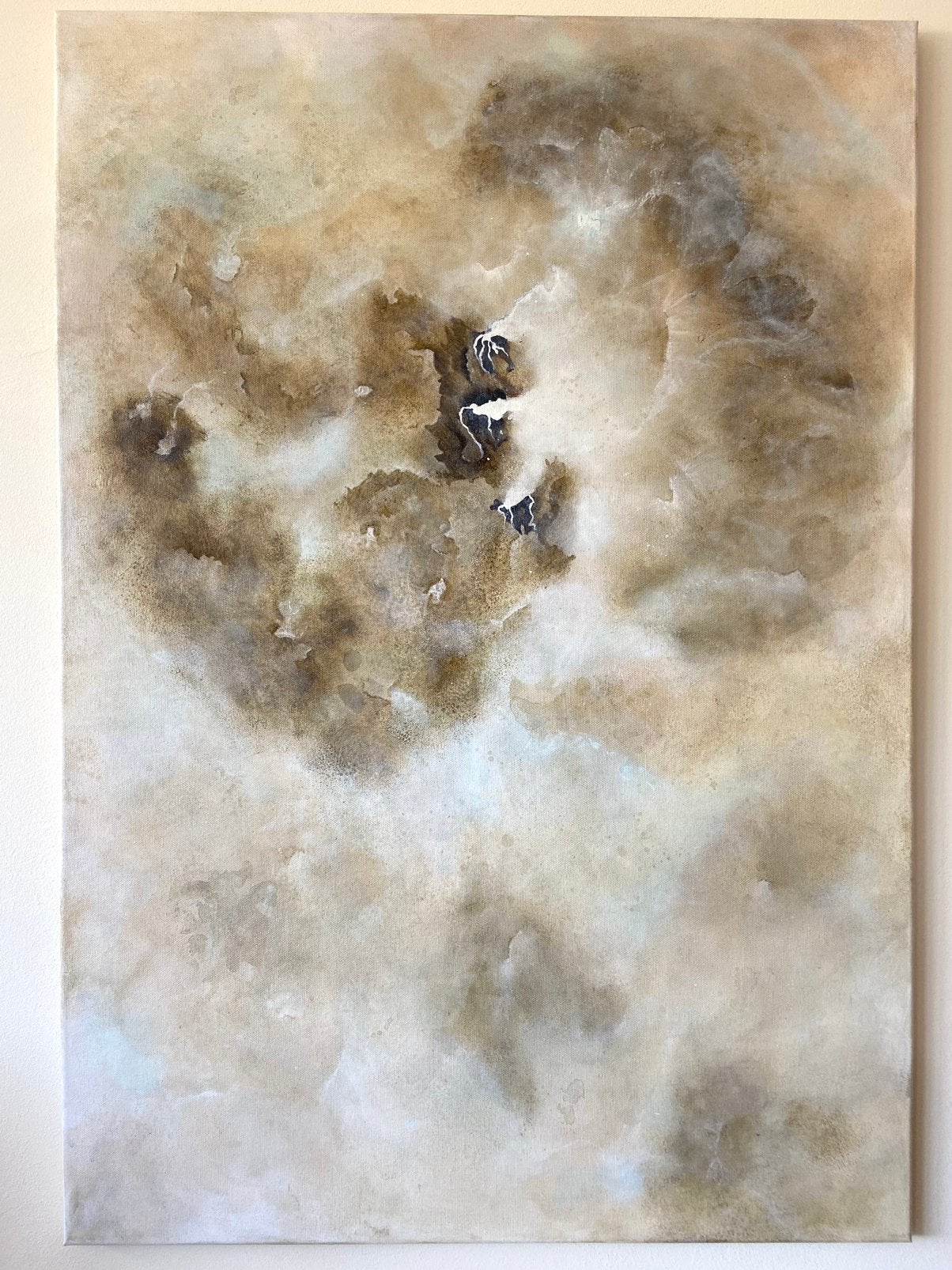 Toile 70x100cm | acrylique. Je suis le peintre ‍, Antiquités & Art, Art | Peinture | Abstraite, Enlèvement ou Envoi