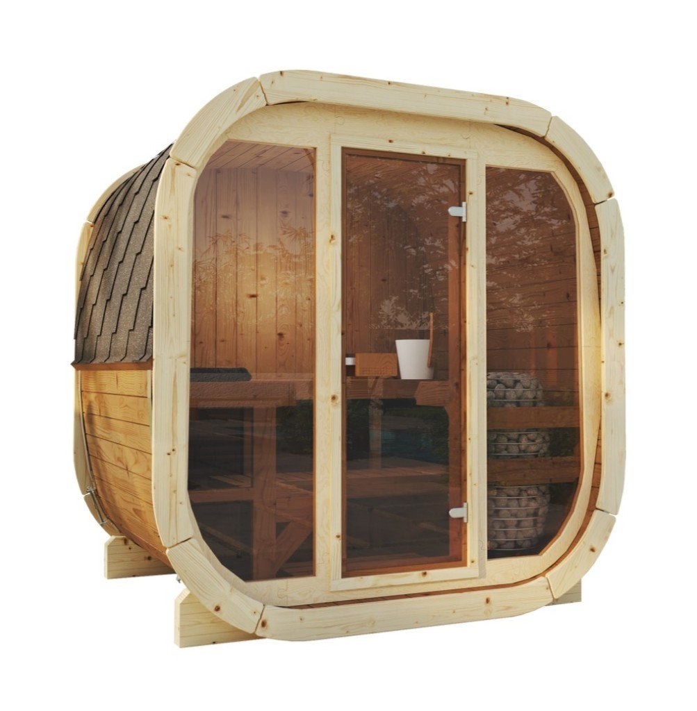 Cube Buitensauna SKOG KAKS160 Thermowood, Hobby en Vrije tijd, Ophalen of Verzenden, Nieuw