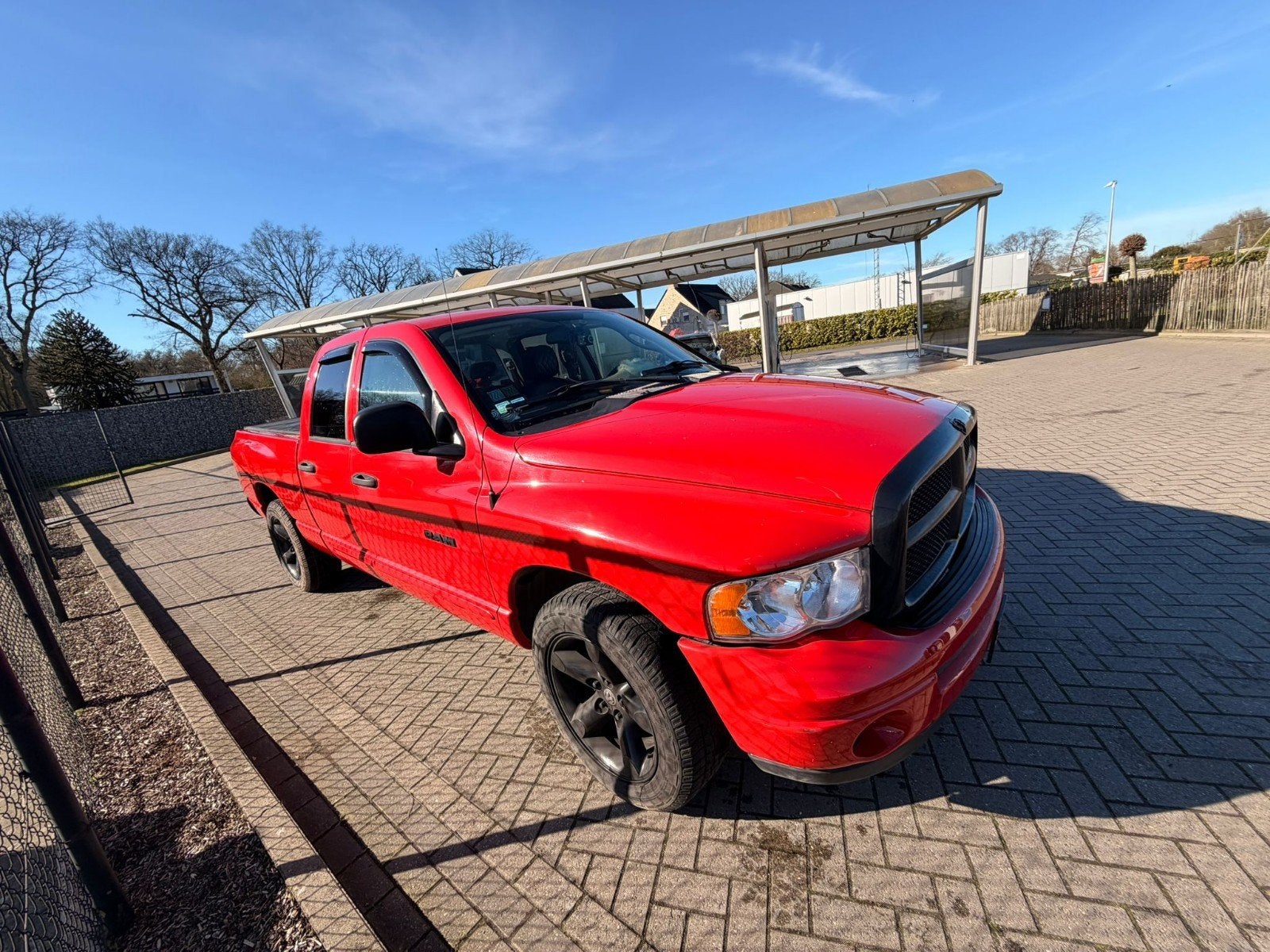 Dodge Ram 1500 4.7 V8 2004, Auto's, Dodge, 5 deurs, Te koop, Rood, RAM 1500