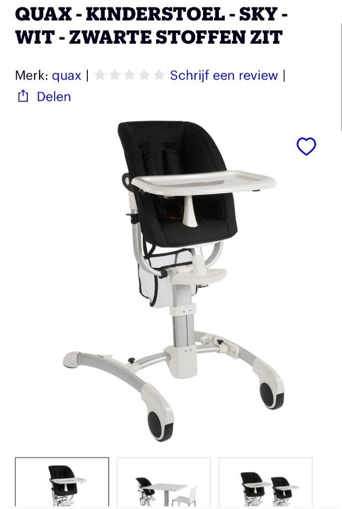 Eetstoel te koop, Kinderen en Baby's, Ophalen, Overige merken, Gebruikt, Wasbare/afneembare hoes