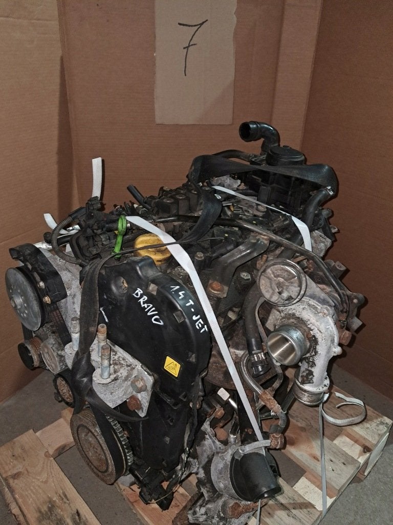 Moteur 198A1000 Complet FIAT BRAVO, Envoi, Utilisé, Skoda