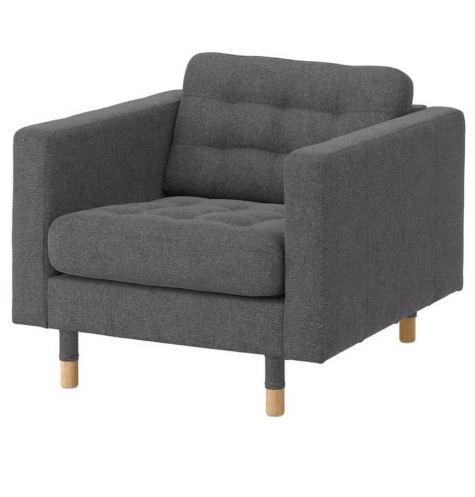 Landskrona ikea fauteuil zetel eenzit, Huis en Inrichting, Zetels | Zetels, Ophalen, Zo goed als nieuw