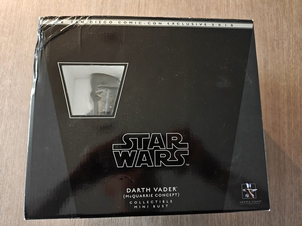 Star Wars Gentle Giant Darth Vader McQuarrie  – SDCC 2010, Ophalen, Zo goed als nieuw, Beeldje of Buste