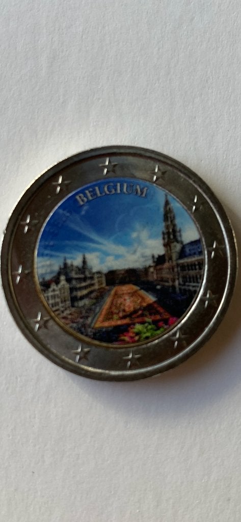 Euromunt 2€ grote Markt Brussel 2014, Postzegels en Munten, Munten | Europa | Euromunten, Ophalen of Verzenden, België, 2 euro