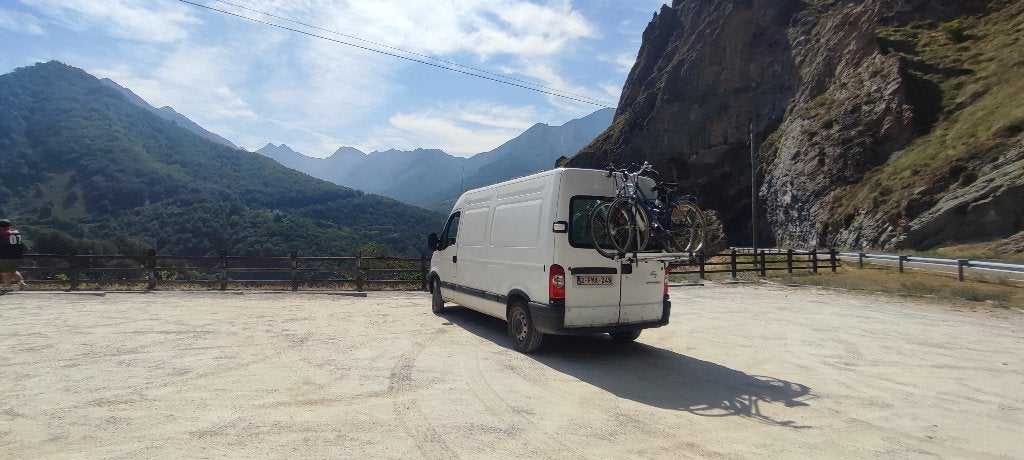 Camper Nissan Interstar, Caravans en Kamperen, Overige merken, Chemisch toilet, Buscamper of Camperbus, Fietsendrager