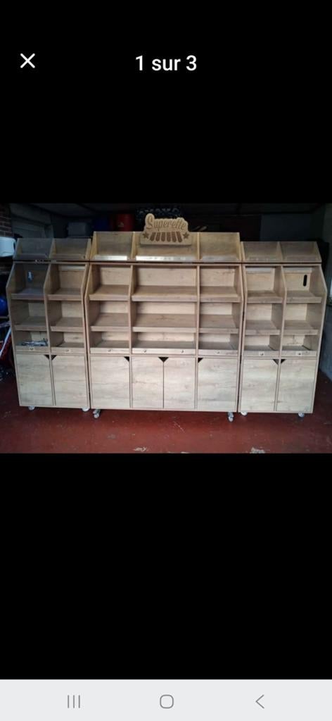 Meuble magasin en bois repliable, Maison & Meubles, Bois