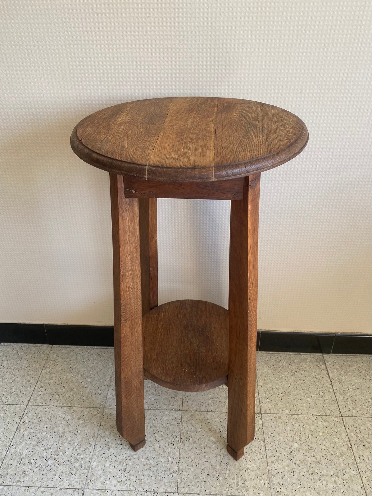 Table à plantes ancienne en chêne, Enlèvement
