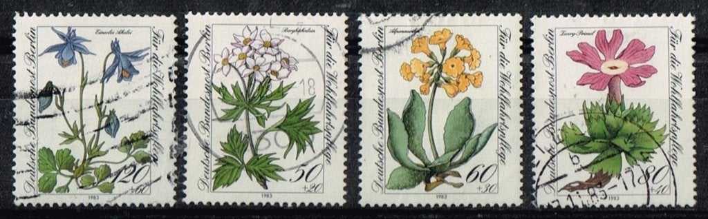 Timbres d'Allemagne/Berlin - K 6078 - fleurs, Enlèvement ou Envoi, Autres périodes, Affranchi
