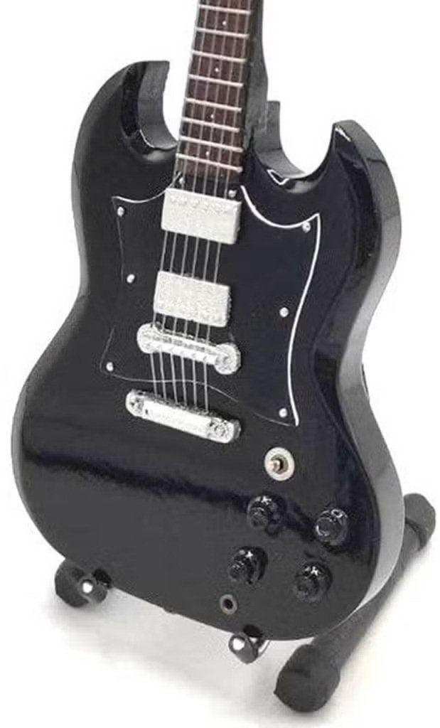 Miniatuur replica Gibson SG gitaar - Angus Young - AC/DC, Ophalen of Verzenden, Nieuw