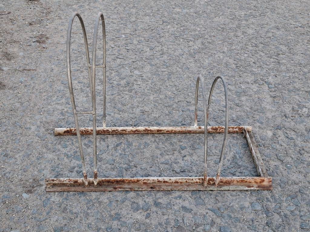 Robuust metalen retro fietsrek, Fietsen en Brommers, Ophalen of Verzenden