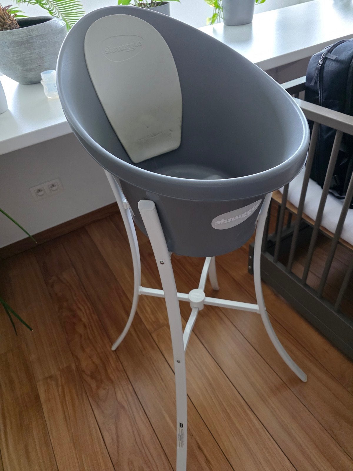 Babybad met staander en verzorgingstas (Shnuggle), Enlèvement