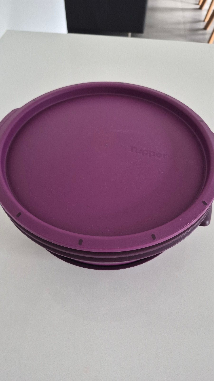 tupperware micro gourmet stoomkoker, Huis en Inrichting, Ophalen of Verzenden, Zo goed als nieuw, Paars