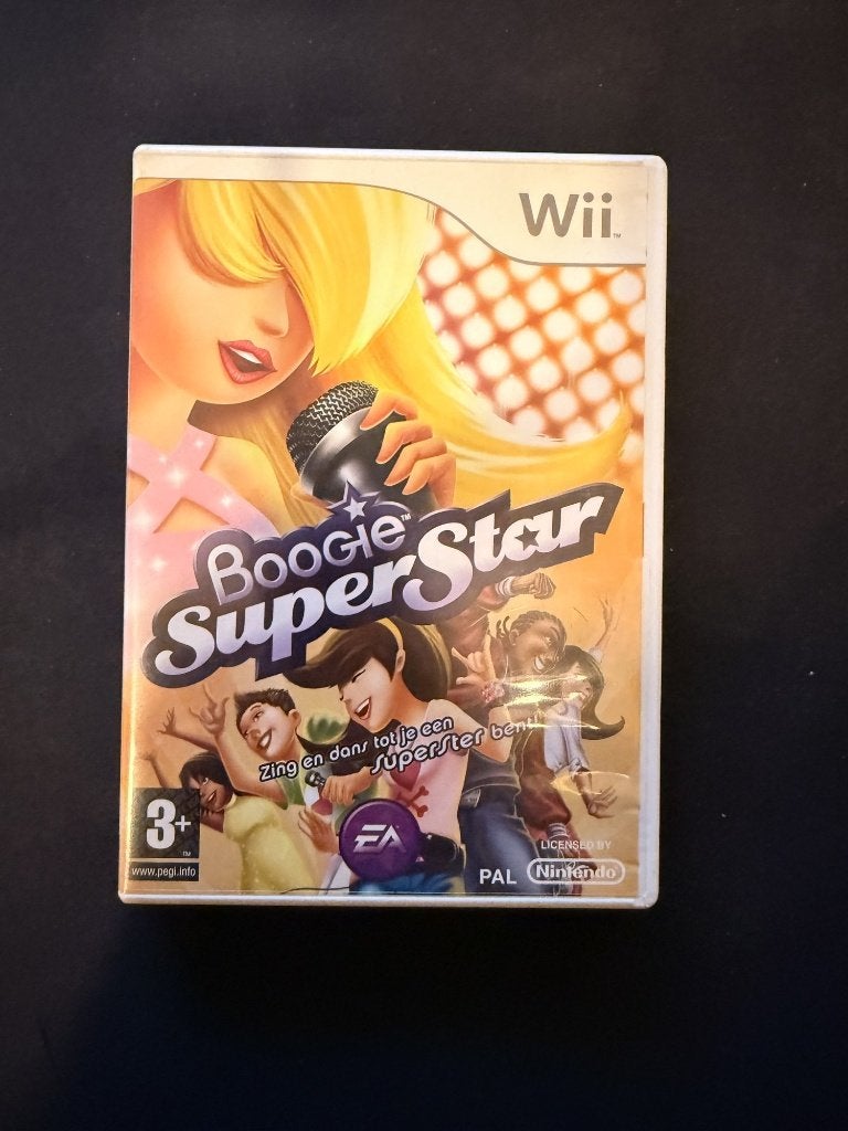 Boogie SuperStar Wii – compleet met boekje, Consoles de jeu & Jeux vidéo, Enlèvement ou Envoi, 2 joueurs, Musique, Utilisé
