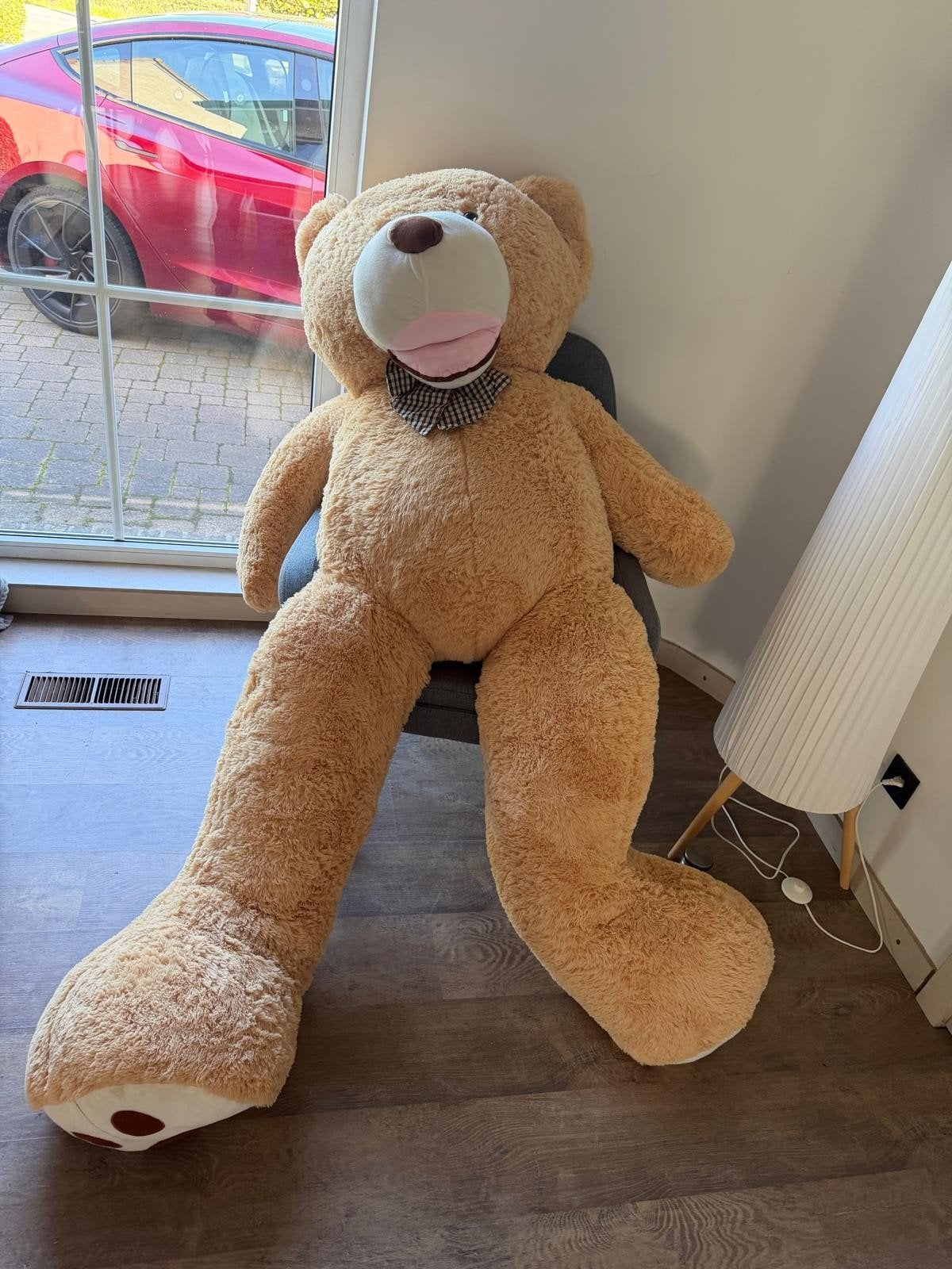 Grote knuffelbeer 190cm, Kinderen en Baby's, Ophalen, Beer, Nieuw, Bruin