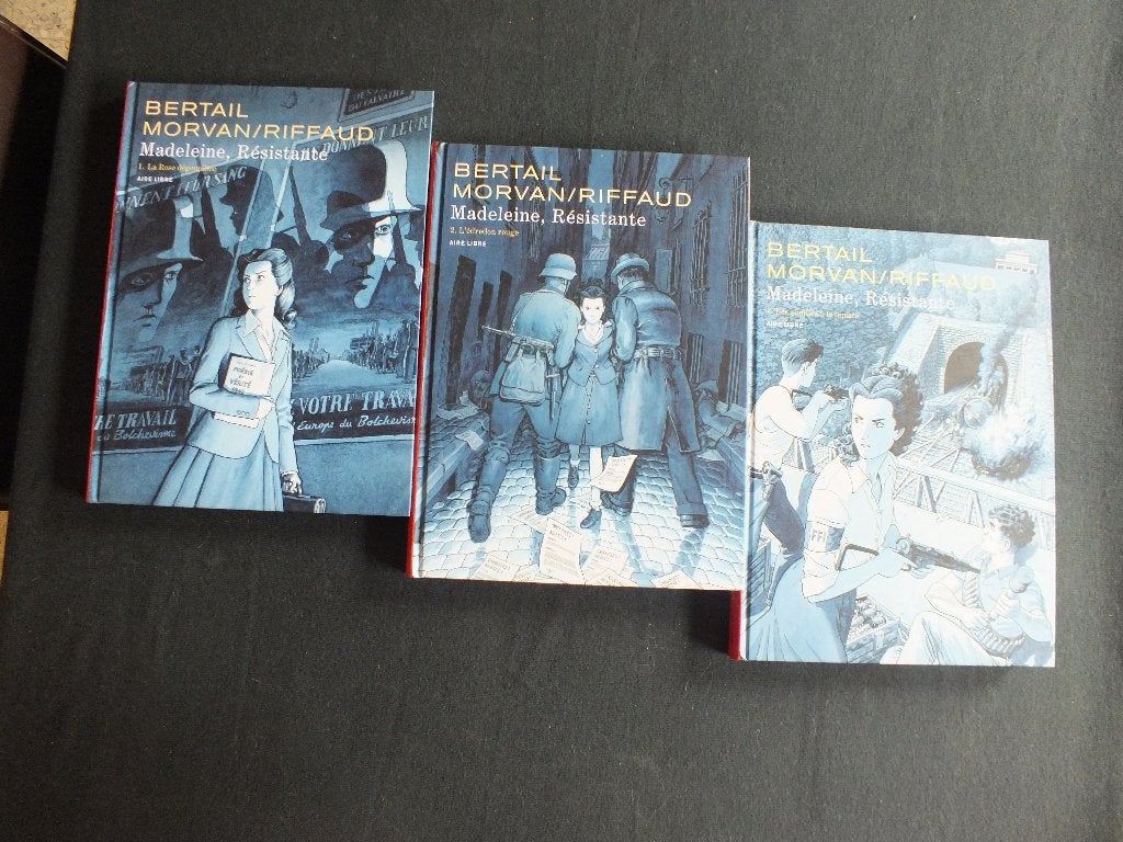 MADELEINE, RESISTANTE (3 ALBUMS EO).    CASTERMAN, Complete serie of reeks, Nieuw, Ophalen of Verzenden, BERTAIL/MORVAN/RIFFAUD