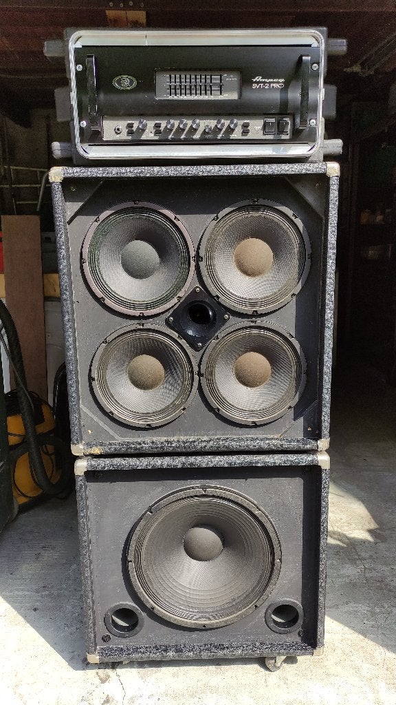 réservé - Ampeg SVT 2 pro - Ampli à ampoule de 300 W, Enlèvement, Utilisé, Guitare basse, 100 watts ou plus