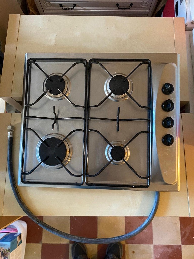 Taque de cuisson gaz, Enlèvement, Utilisé, Gaz, 4 zones de cuisson