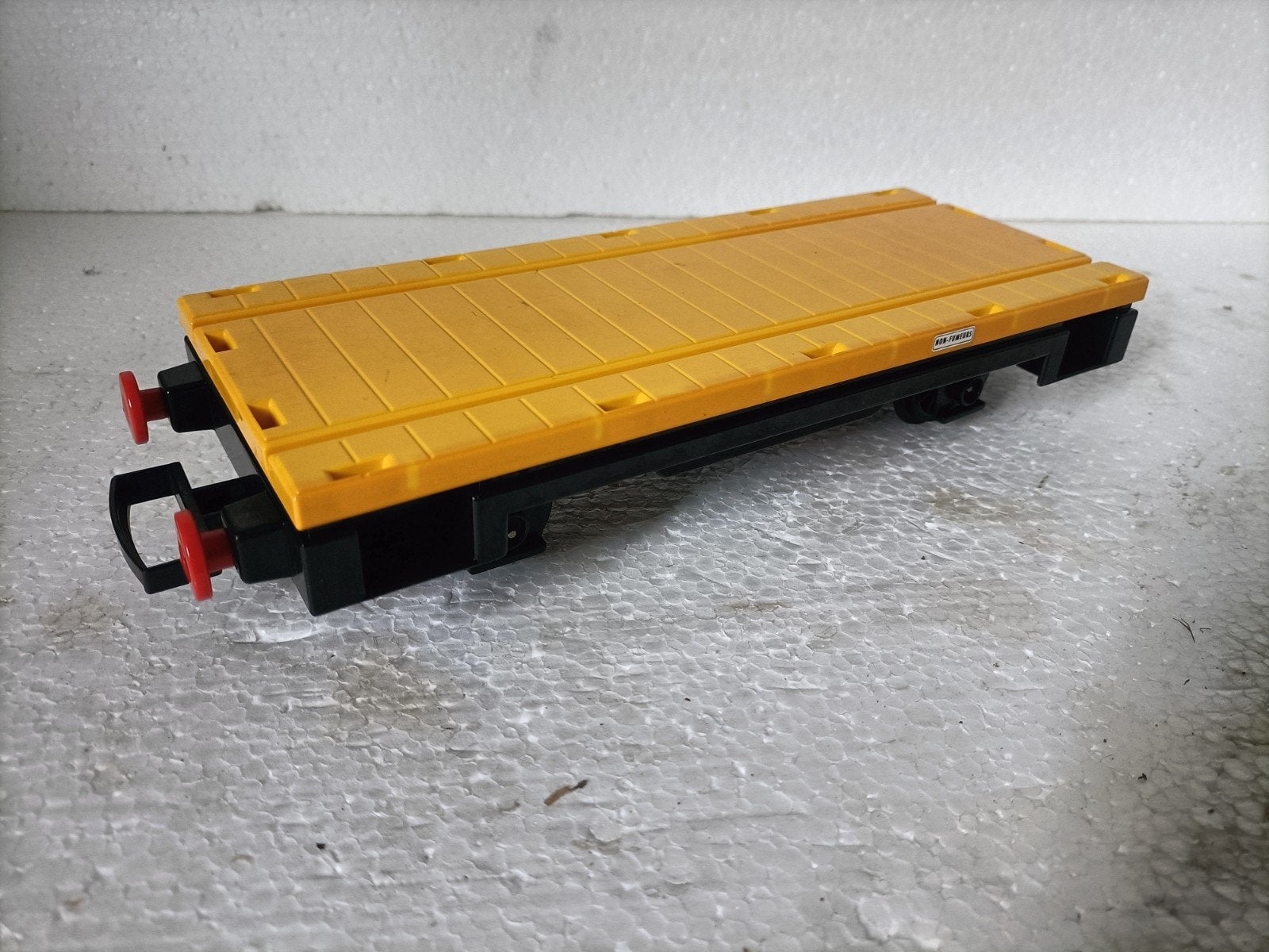Playmobil 4126 Spoor G – Gele Lageboordwagen (LGB-compatibel, Hobby & Loisirs créatifs, Enlèvement, Wagon, LGB