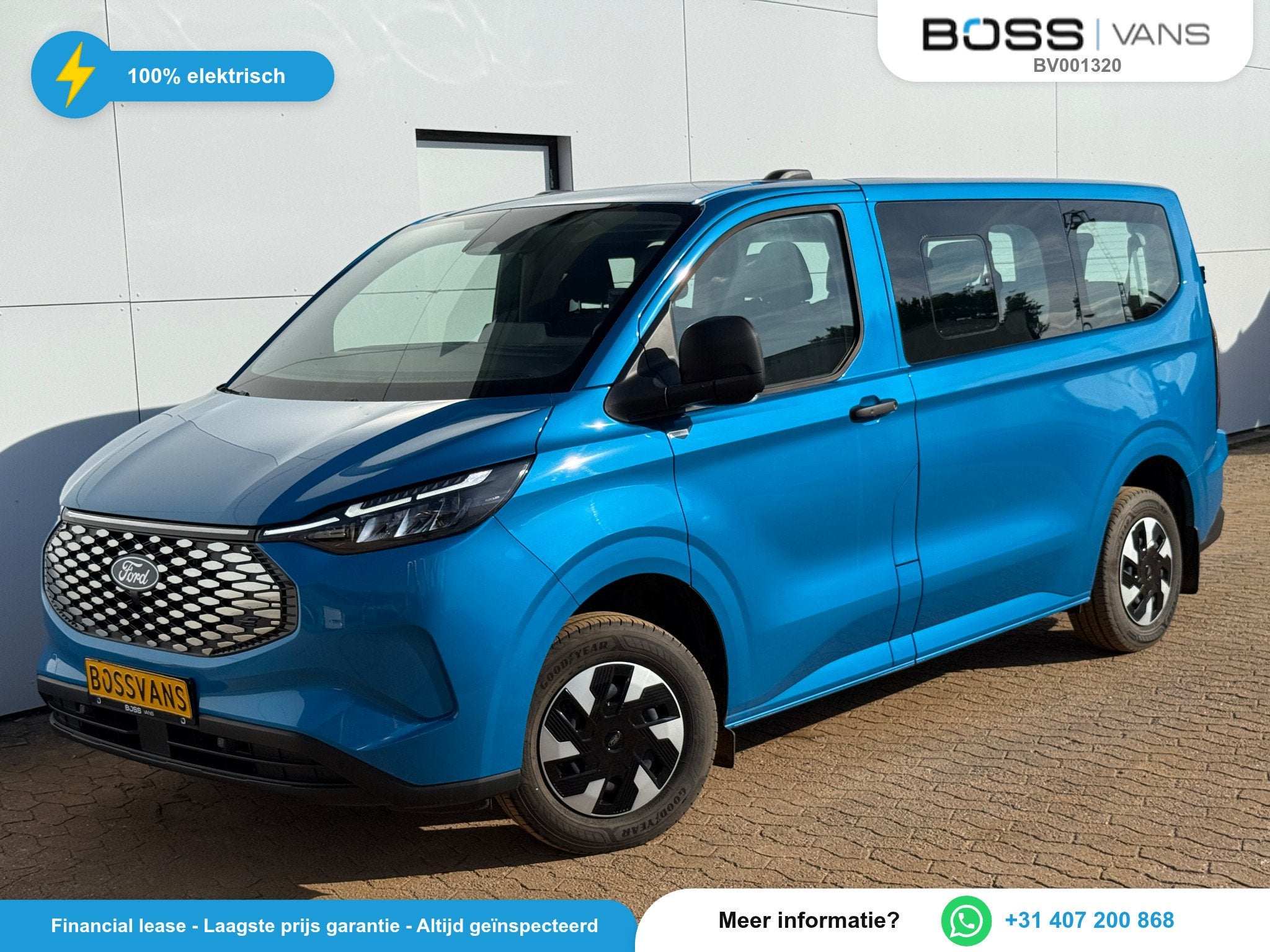Ford Tourneo Custom e-Tourneo Custom 71kWh 218PK, Autos, Achat, Entreprise, 2000 kg, Automatique