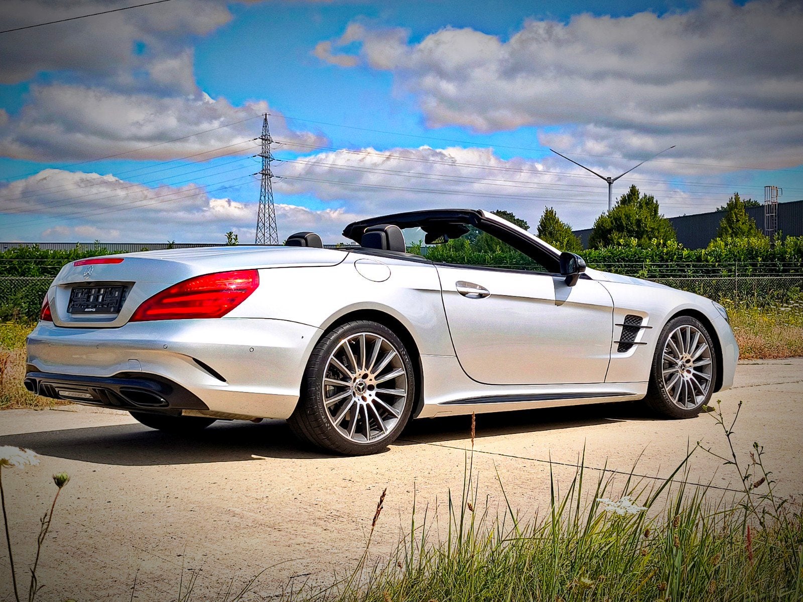 mercedes-benz SL400 AMG Facelift, Phares entièrement LED, Argent ou Gris, Achat, Euro 6