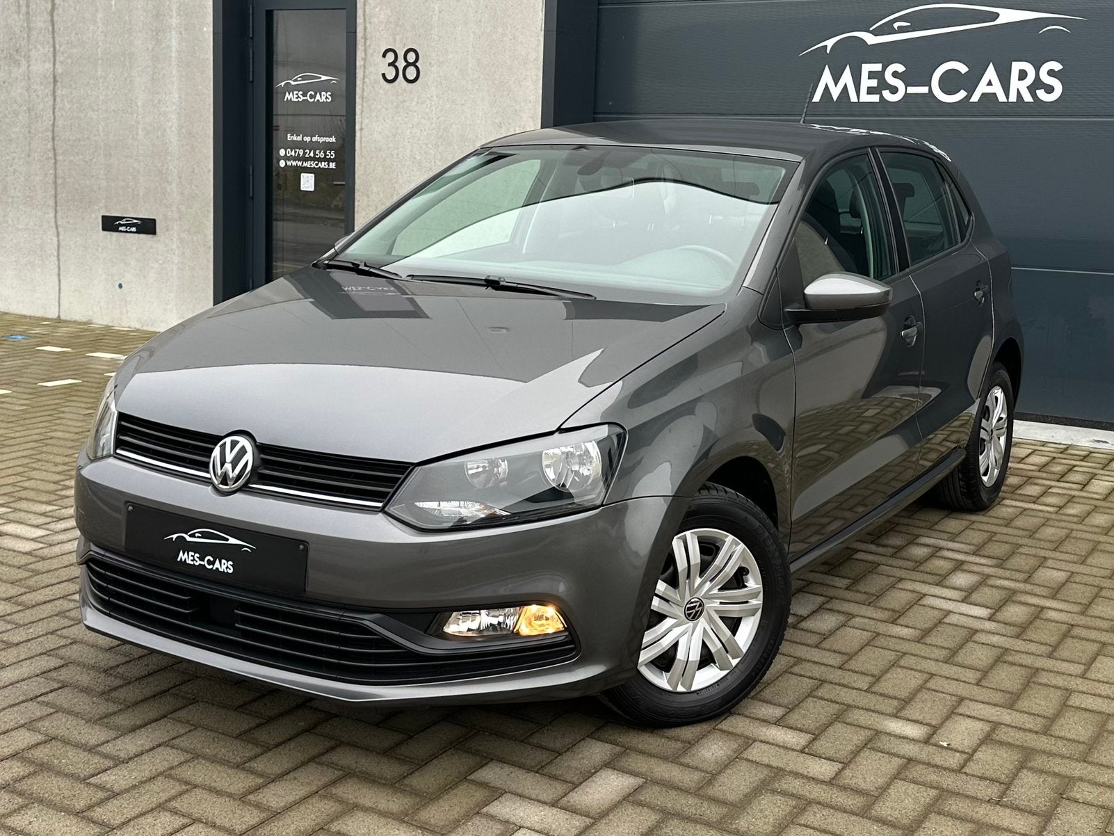 Volkswagen Polo 1.0Essence / Airco - Cruise Contrôle 2017, Autos, Argent ou Gris, Achat, Entreprise, Boîte manuelle