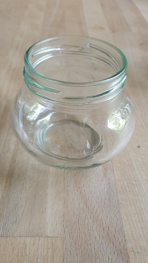Confituurpotten / bokalen (235ml) - 6 stuks, Voorraadpot, Ophalen, Gebruikt, Glas
