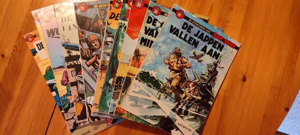 Buck Danny stripboeken-Prachtige verzameling jaren 60, Boeken, Ophalen, Zo goed als nieuw, Dupuis, Meerdere stripboeken