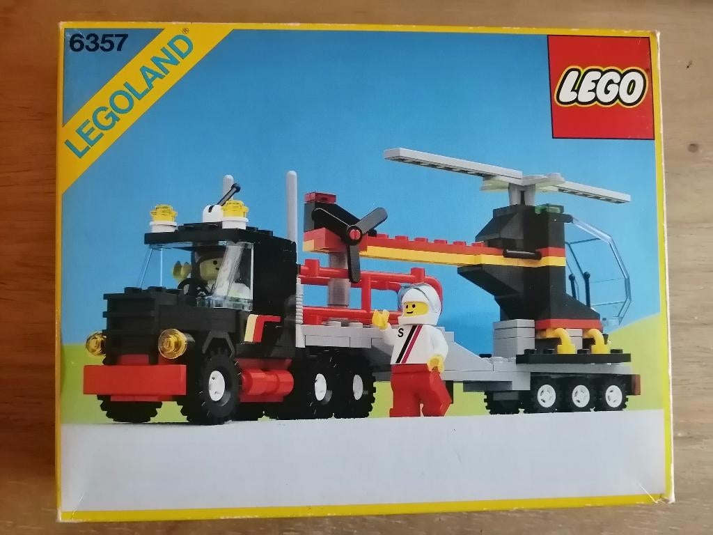 Vintage Lego - Stunt 'Copter N' Truck 6357 de 1988, Kinderen en Baby's, Lego, Compleet, Ophalen of Verzenden, Zo goed als nieuw