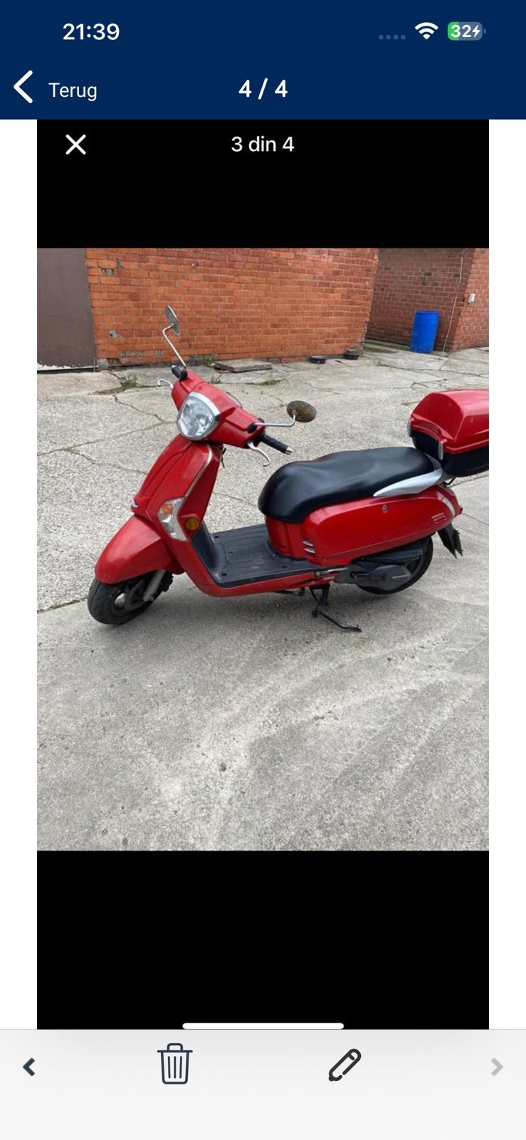 Kymco like 125cc, Enlèvement, Comme neuf