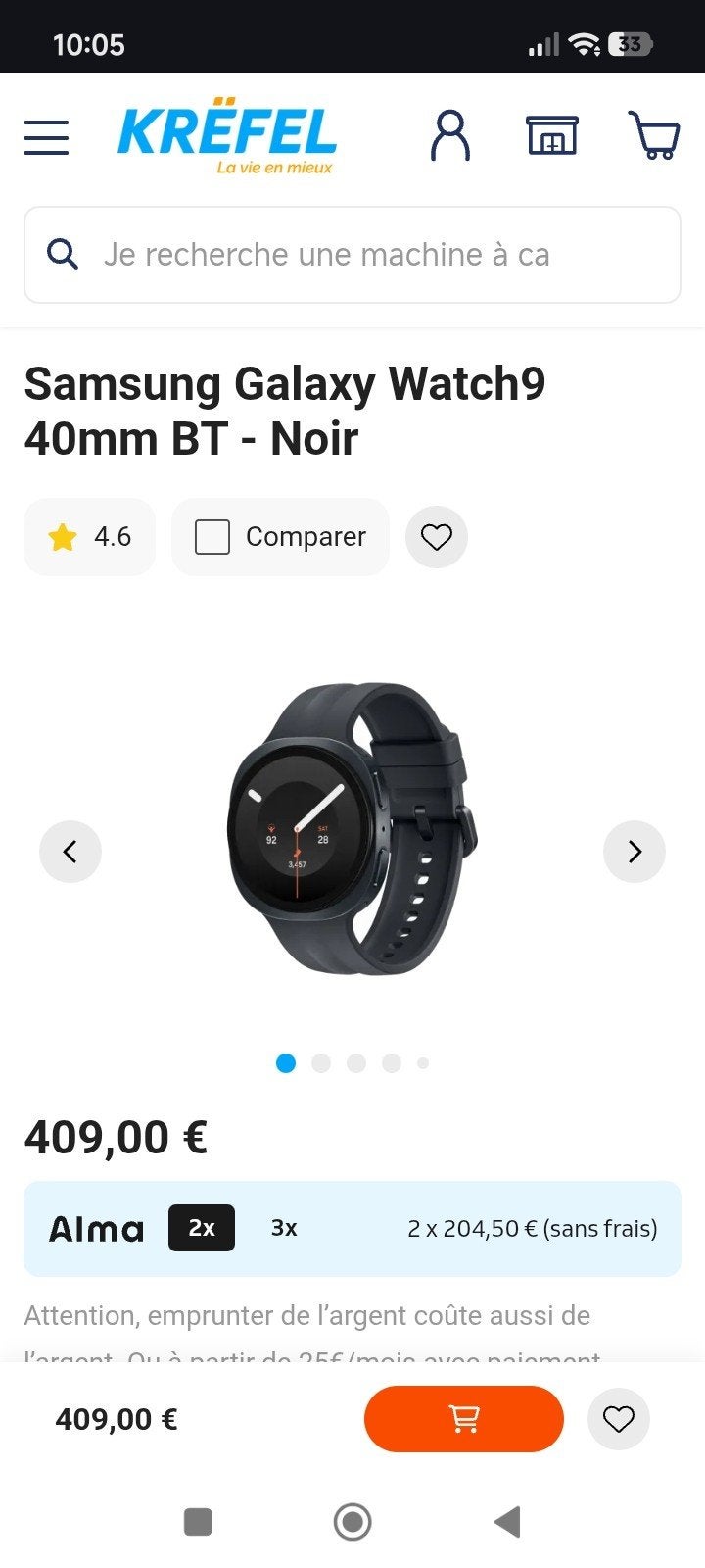Samsung Galaxy Watch 9 Neuf sous blister, Télécoms, Enlèvement ou Envoi