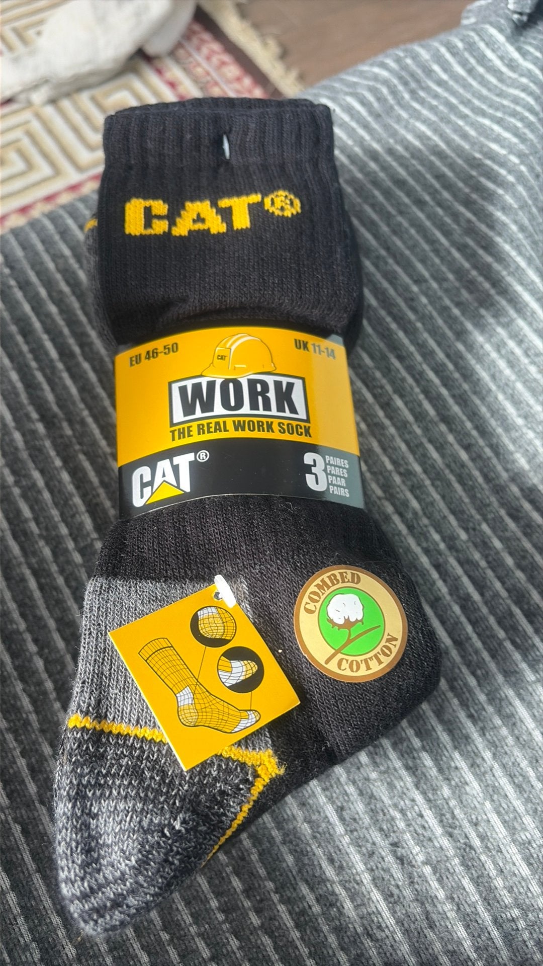 Kousen Cat m46/50, Vêtements | Hommes, Chaussettes & Bas, Enlèvement, Comme neuf, Autres tailles