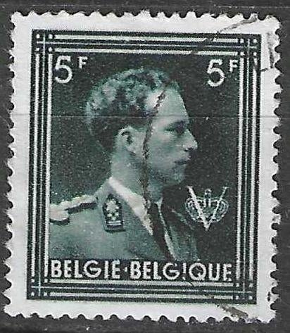 Belgie 1944 - Yvert/OBP 696 - Koning Leopold III  (ST), Verzenden, Gestempeld, Gestempeld, Koninklijk huis