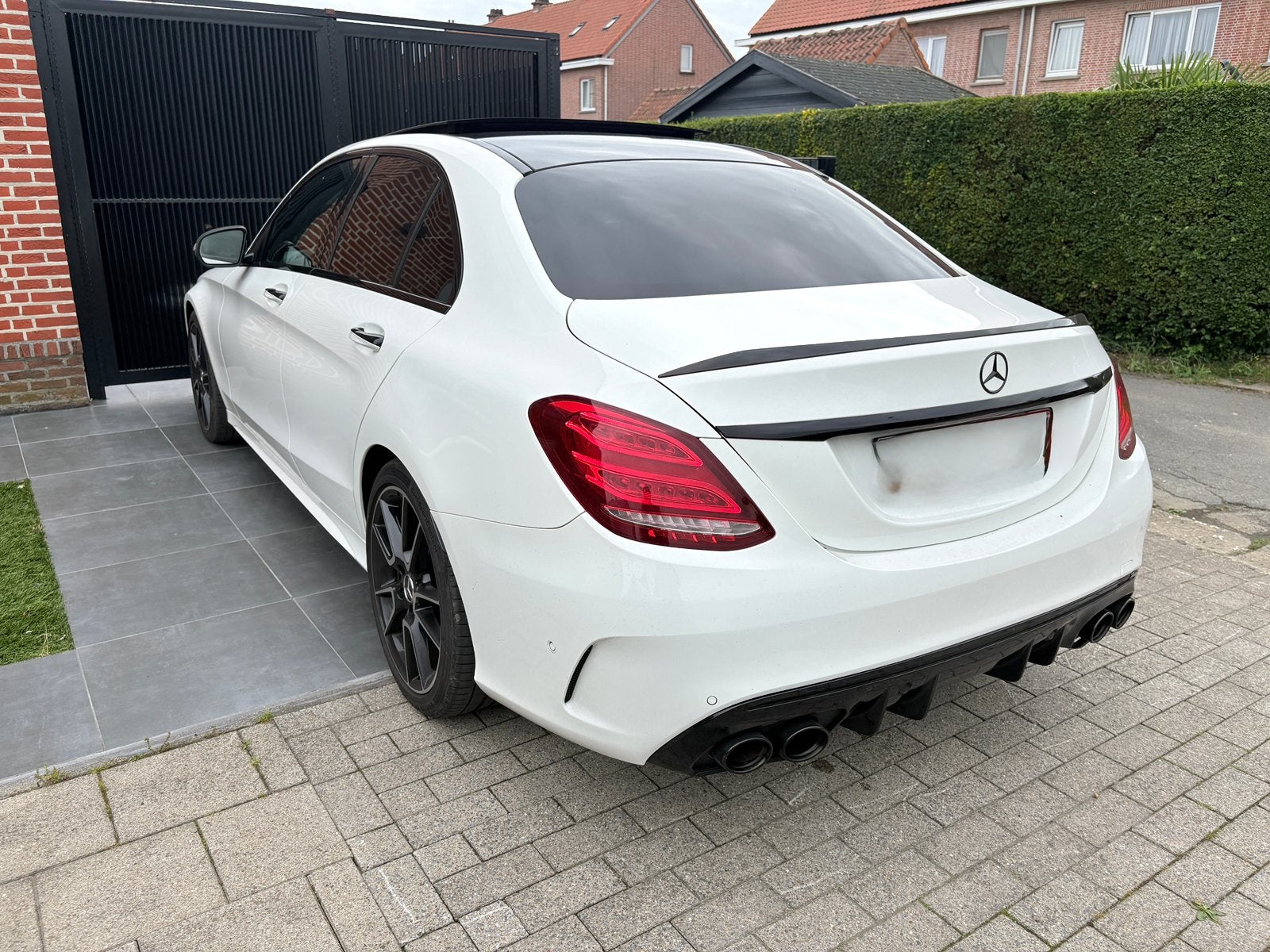 Mercedes C43 AMG 4Matic full option!, Auto's, Automaat, 4 deurs, Euro 6, Wit