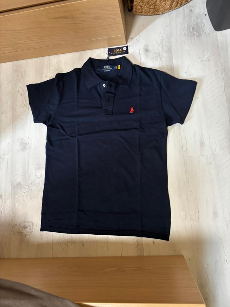 Polo ralph lauren, Kleding | Heren, Polo's, Ophalen of Verzenden, Zo goed als nieuw, Maat 52/54 (L), Blauw
