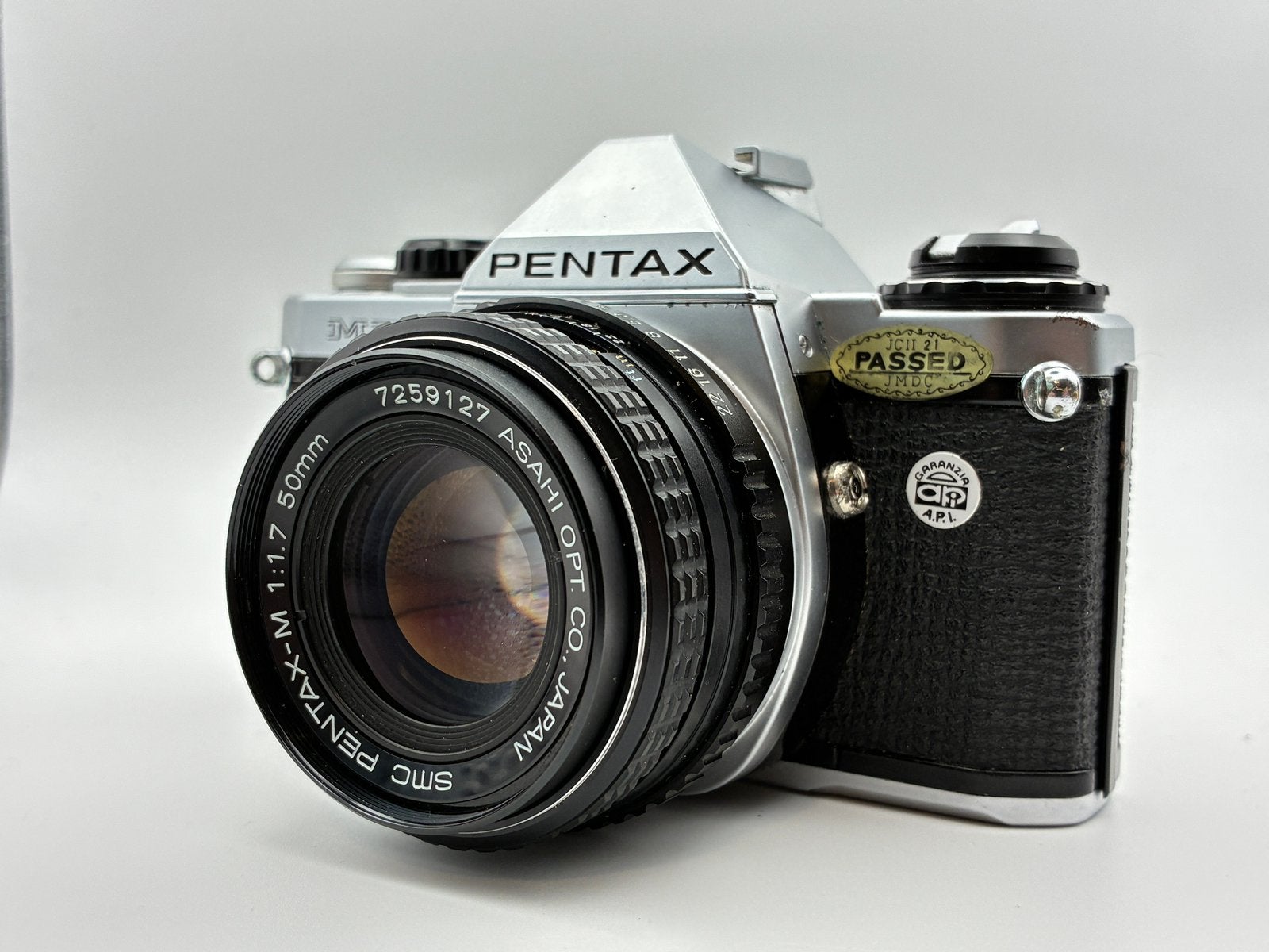 Pentax ME Super avec objectif Pentax-M 50 mm F/1.7, Enlèvement ou Envoi, Utilisé, Reflex miroir, Pentax