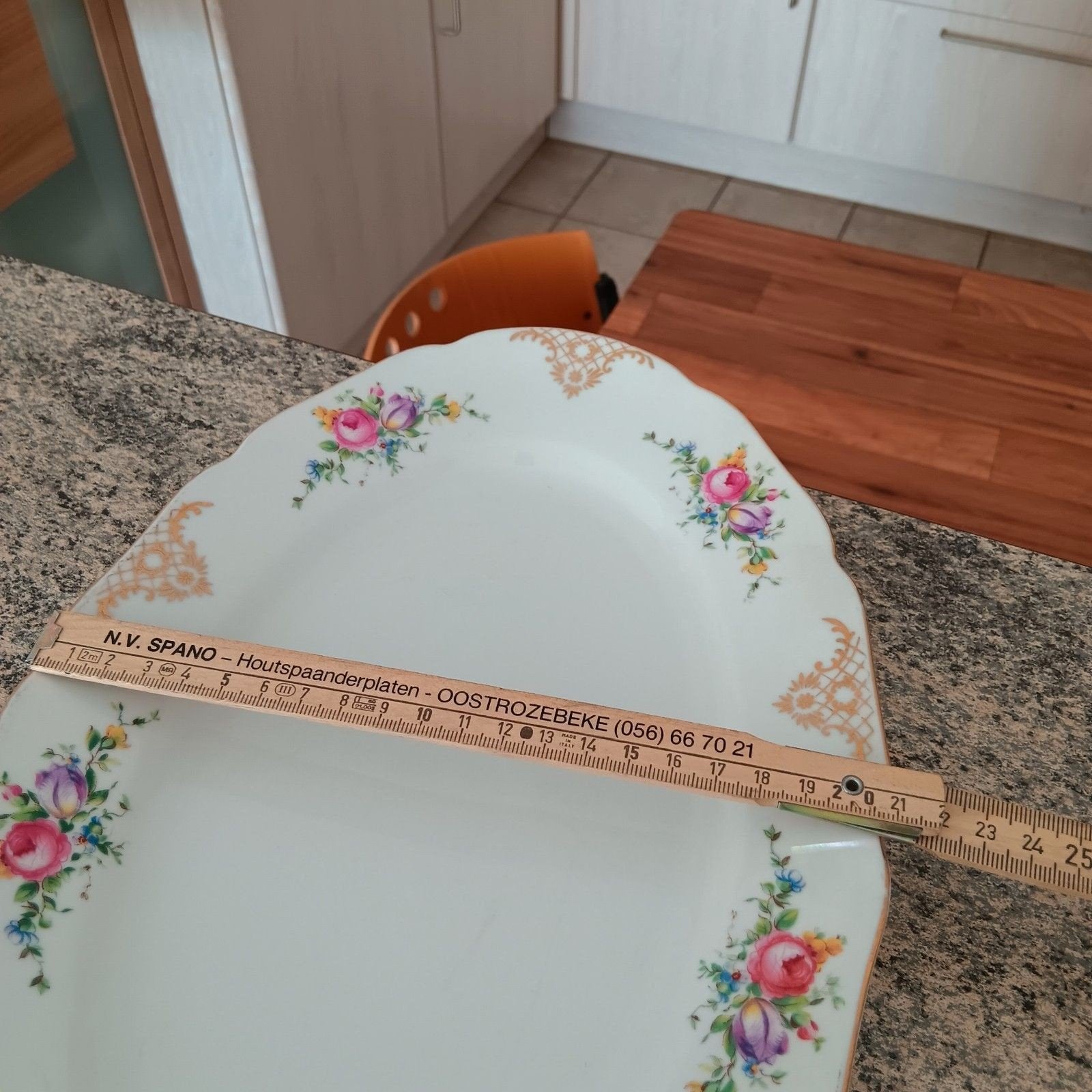 sur l'assiette de service, Enlèvement
