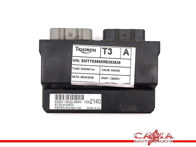 MODULE D ALLUMAGE ECU UNITE (CDI IGNITION) Triumph (129251), Dhr. S. di Majo, Utilisé, Info@cama-motorparts.nl, P.J. Troelstraweg 8 8
3144 CX  MAASSLUIS, NL