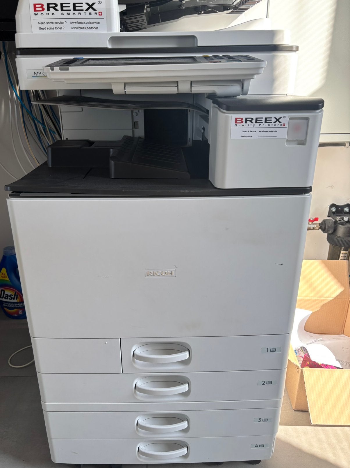 Ricoh MP C3003, Informatique & Logiciels, Enlèvement, Scannez, Imprimante laser, Comme neuf