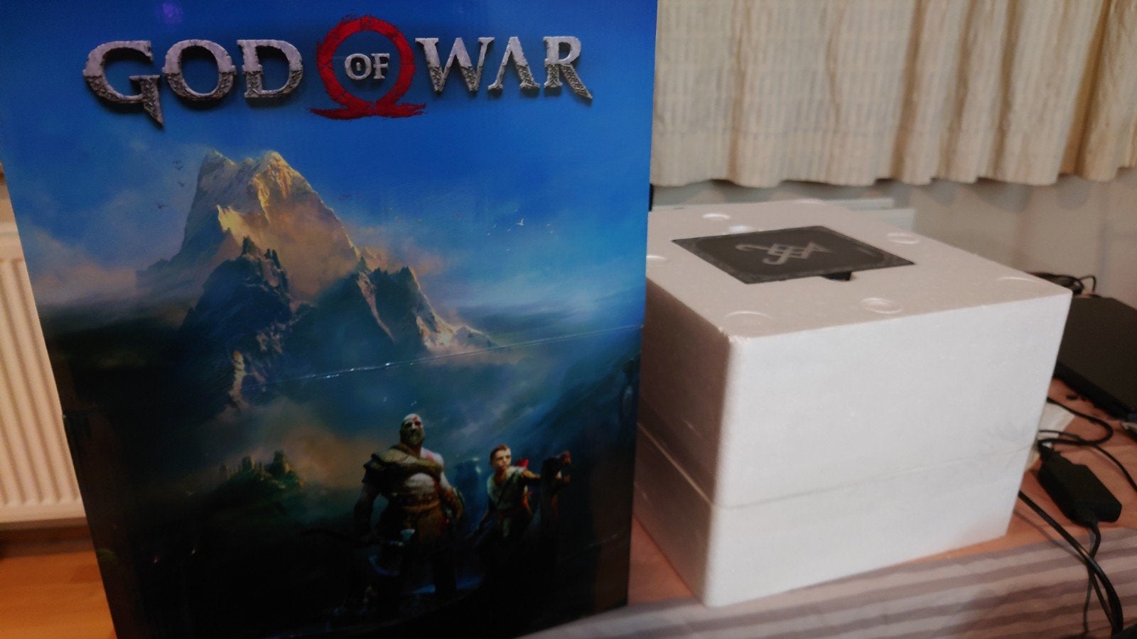God of War – Édition Collector PS4 complète – Statue neuve, 1 joueur, Enlèvement, Comme neuf, Aventure et Action